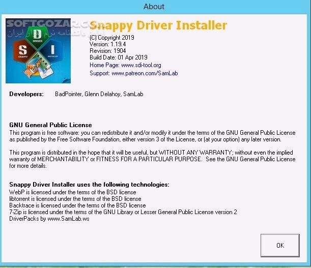 دانلود Snappy Driver Installer (SDI) 1.25.3 DriverPacks 25.11 Update 2025.11.26 - دانلود اسنپی درایور - سافت گذر