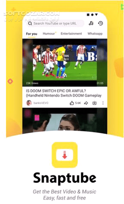 دانلود SnapTube 7.50.1.75071501 for Android +5.0 - دانلود دانلود فیلم از یوتیوب و 15 سایت دیگر برای اندروید - سافت گذر