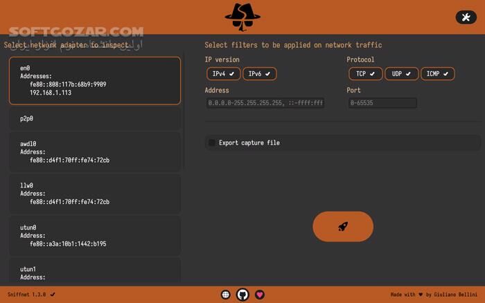 دانلود Sniffnet 1.4.2 - دانلود نظارت بر شبکه - سافت گذر
