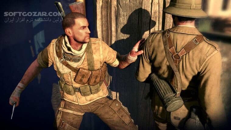 دانلود Sniper Elite III + Update v1.13 + v1.14 incl DLC - دانلود بازی تک‌تیرانداز حرفه‌ای 3  | دارای دی‌ال‌سی Target Hitler Hunt the Grey Wolf و 4 بسته‌ی افزایشی دیگر بصورت پیش‌فرض - سافت گذر