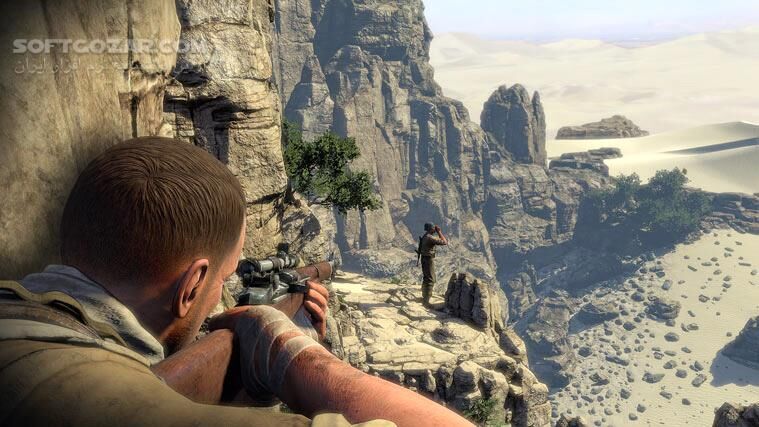 دانلود Sniper Elite III + Update v1.13 + v1.14 incl DLC - دانلود بازی تک‌تیرانداز حرفه‌ای 3  | دارای دی‌ال‌سی Target Hitler Hunt the Grey Wolf و 4 بسته‌ی افزایشی دیگر بصورت پیش‌فرض - سافت گذر