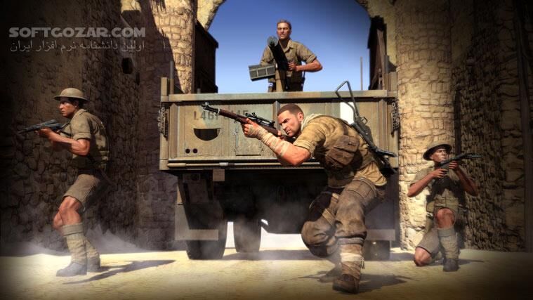 دانلود Sniper Elite III + Update v1.13 + v1.14 incl DLC - دانلود بازی تک‌تیرانداز حرفه‌ای 3  | دارای دی‌ال‌سی Target Hitler Hunt the Grey Wolf و 4 بسته‌ی افزایشی دیگر بصورت پیش‌فرض - سافت گذر