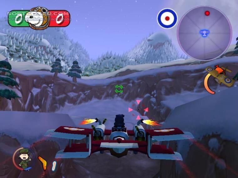 دانلود Snoopy vs the Red Baron - دانلود بازی اسنوپی و شنل قرمزی - سافت گذر