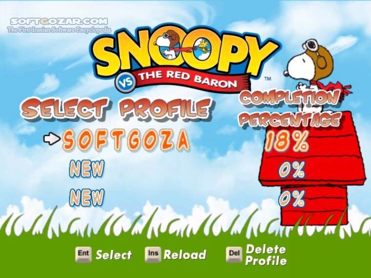 دانلود Snoopy vs the Red Baron - دانلود بازی اسنوپی و شنل قرمزی - سافت گذر