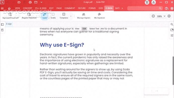 دانلود Soda PDF Desktop Pro 14.0.527.23106 - دانلود ساخت، ویرایش و تبدیل پی دی اف - سافت گذر