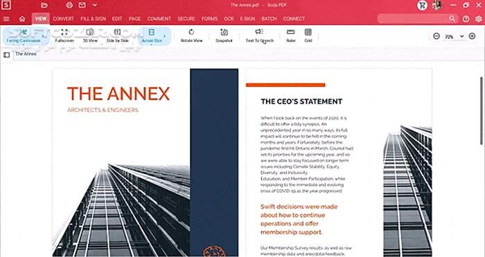 دانلود Soda PDF Desktop Pro 14.0.527.23106 - دانلود ساخت، ویرایش و تبدیل پی دی اف - سافت گذر