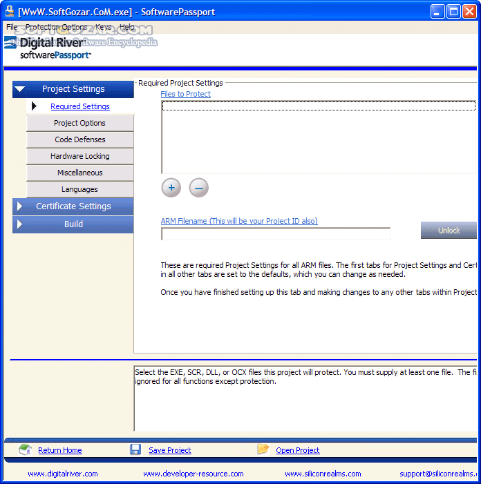 دانلود SoftwarePassport Armadillo Professional 9.64 - دانلود قوی‌ترین ابزار محافظت و قفل گذاری اطلاعات در برابر کپی غیر مجاز - سافت گذر