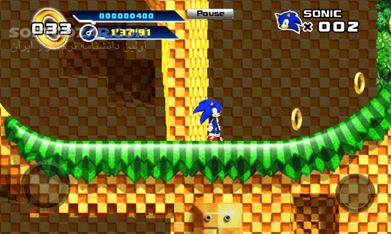 دانلود Sonic 4 Episode I 1.5.0 for Android +2.2 - دانلود بازی معروف و قدیمی کنسول سگا به نام سونیک برای اندروید - سافت گذر