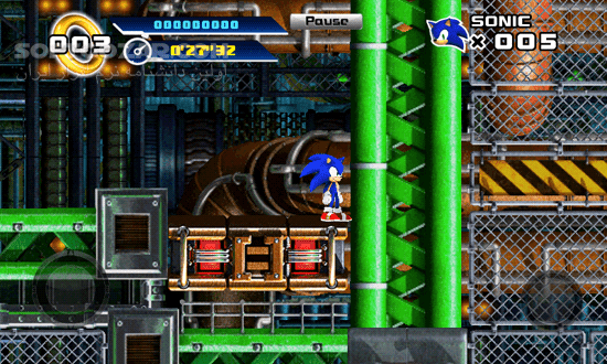دانلود Sonic 4 Episode I 1.5.0 for Android +2.2 - دانلود بازی معروف و قدیمی کنسول سگا به نام سونیک برای اندروید - سافت گذر