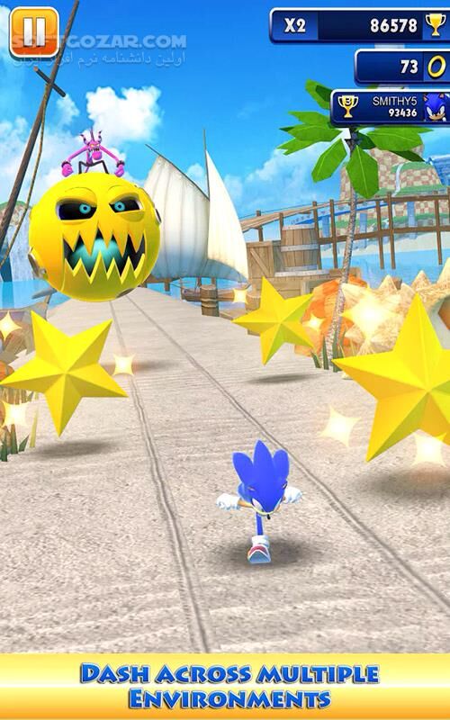 دانلود Sonic Dash 8.14.1 / Sonic Dash 2 3.10.0 for Android +6.0 - دانلود مجموعه بازی های سونیک برای اندروید - سافت گذر
