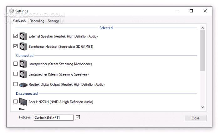 دانلود SoundSwitch 6.14.2 - دانلود تنظیمات صدا در ویندوز - سافت گذر