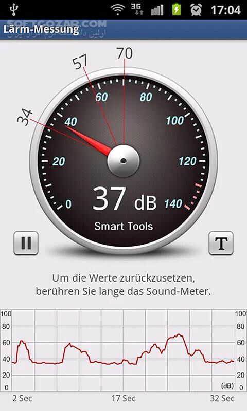 دانلود Sound Meter Pro 2.5.11 for Android +4.1 - دانلود تعیین میزان صدا برای اندروید - سافت گذر