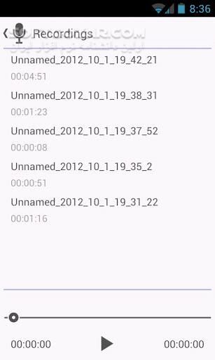 دانلود Sound Recorder 1.0.9 for Android +2.3 - دانلود ضبط صدا به صورت کاملا ساده برای اندروید - سافت گذر