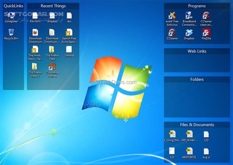 دانلود Stardock Fences 6.02 - دانلود نرم افزار دسته بندی و مرتب سازی آیکون های دسکتاپ - سافت گذر