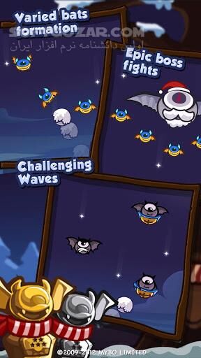 دانلود Starry Nuts 1.5.9 for Android +2.2 - دانلود بازی پرتاب گلوله برف برای اندروید - سافت گذر