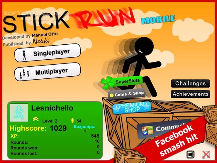 دانلود Stick Run Mobile 1.0.4 for Android - دانلود بازی آدمک دونده برای اندروید - سافت گذر