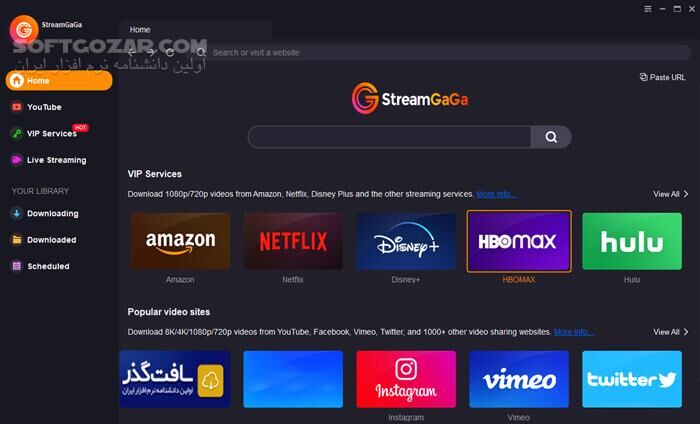 دانلود StreamGaGa 1.2.1.5 - دانلود دانلودکننده ویدئو و آهنگ - سافت گذر