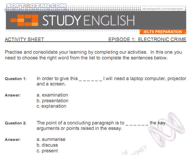 دانلود Study English - IELTS Preparation Series 1-2-3 - All 78 Episodes - دانلود کاملترین دوره آموزشی IELTS (معتبرترین مدرک زبان انگلیسی) - سافت گذر