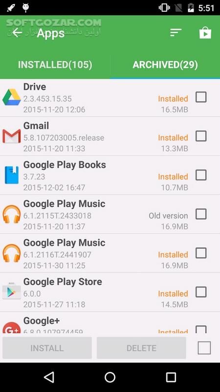 دانلود Super Backup & Restore 2.4.06 for Android +5.0 - دانلود سوپر بکاپ برای اندروید - سافت گذر