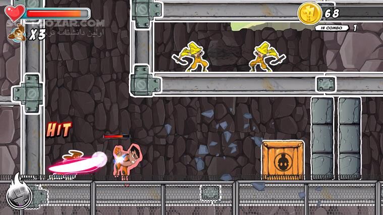 دانلود Super Comboman - دانلود بازی مبارز قهرمان - سافت گذر