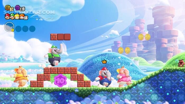 دانلود Super Mario Bros. Wonder - دانلود بازی بازی سوپر ماریو برای کامپیوتر - سافت گذر