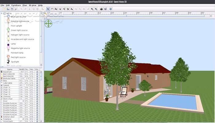 دانلود Sweet Home 3D 7.5 - دانلود طراحی دکوراسیون - سافت گذر