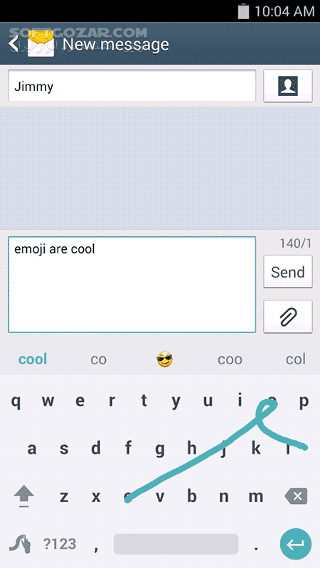 دانلود Swype Keyboard 3.2.4.3020400.50699 for Android +4.0 - دانلود کیبرد تایپ به صورت Swype برای اندروید - سافت گذر