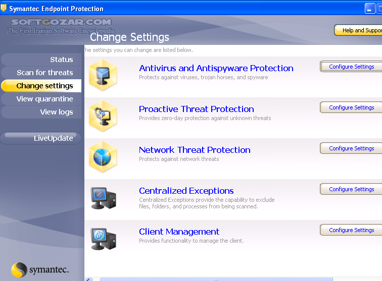 دانلود Symantec Endpoint Protection 14.3.9689.7000 Full Win/Mac/Linux - دانلود سیمانتک آنتی ویروس - سافت گذر