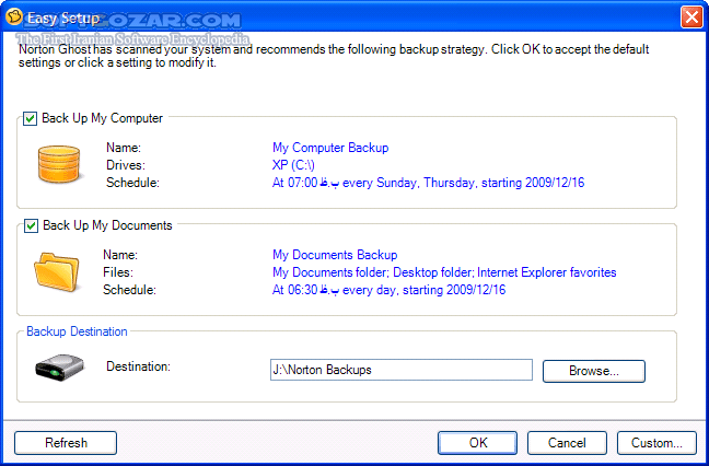 دانلود Symantec Norton Ghost 15.0.1.36526 SP1 /Symantec Backup Exec 2015 14.2 / Symantec Ghost 12.0.0.11761 BootCD - دانلود قوی‌ترین نرم افزار بکاپ و بازگردانی اطلاعات سیستم - سافت گذر