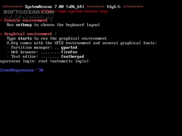 دانلود SystemRescue 12.02 - دانلود دیسک نجات - سافت گذر