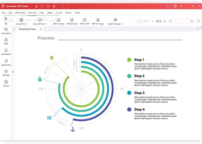 دانلود Systweak PDF Editor 1.0.0.8300 + Portable - دانلود ویرایش مستقیم فایل‌های پی‌دی‌اف - سافت گذر