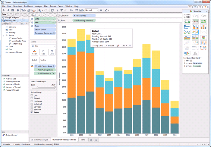 دانلود Tableau Desktop Professional Edition 2020.1.3 / 2019 + Mac - دانلود نرم افزار تجزیه و تحلیل آماری و داده ها - سافت گذر