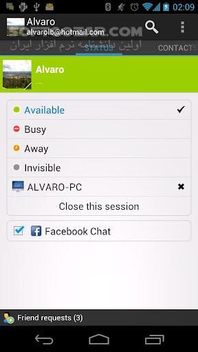 دانلود Talkdroid MSN Messenger 1.0 for Android - دانلود برنامه چت MSN Messenger برای اندروید - سافت گذر