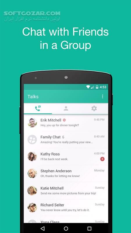 دانلود Talkray 3.198 for Android +4.0 - دانلود مکالمه و پیام اینترنتی برای اندروید - سافت گذر