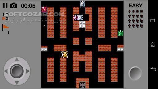 دانلود Tank 1990-Battle City HD 1.4 for Android +2.2 - دانلود بازی خاطره‌انگیز تانک دوران کودکی با قابلیت دو نفره از طریق بلوتوث و WiFi برای اندروید - سافت گذر