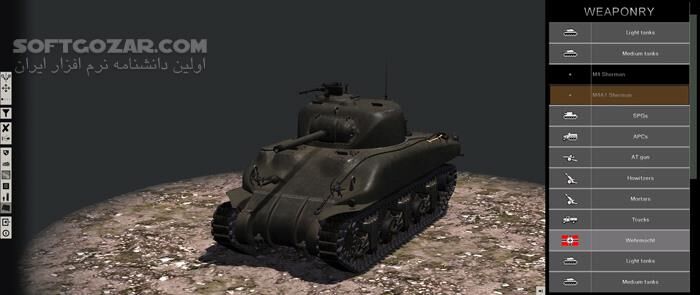 دانلود Tank Warfare Tunisia 1943 - دانلود بازی جنگ تانک ها - سافت گذر