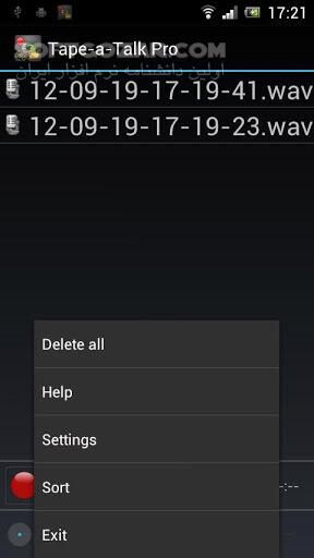 دانلود Tape-a-Talk Pro Voice Recorder Pro 2.0.8 for Android +2.3 - دانلود ضبط صدا با کیفیت برای اندروید - سافت گذر