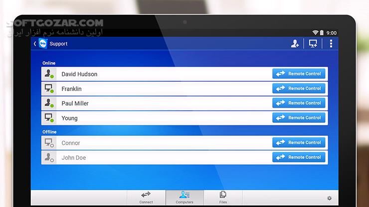 دانلود TeamViewer 15.72.19 / QuickSupport 15.72.19 / Host 15.71.871 for Android +5.1 - دانلود تیم ویور برای اندروید برای اندروید - سافت گذر