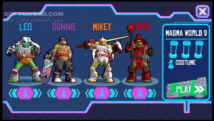 دانلود Teenage Mutant Ninja Turtles Portal Power - دانلود بازی بازی لاک پشت های نینجا - سافت گذر