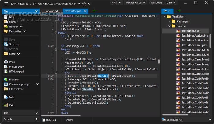 دانلود Text Editor Pro 35.1.0 - دانلود ویرایشگر متن - سافت گذر