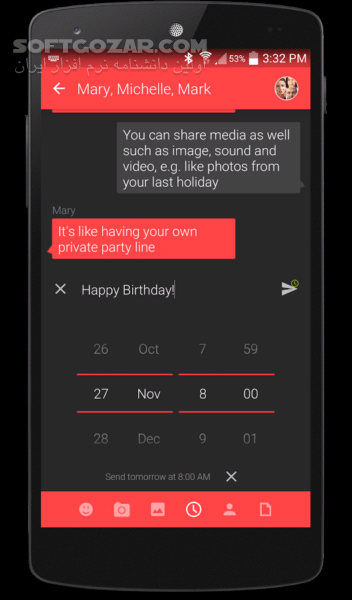 دانلود Textra SMS Full 4.82 for Android +7.0 - دانلود ارسال اس ام اس برای اندروید - سافت گذر