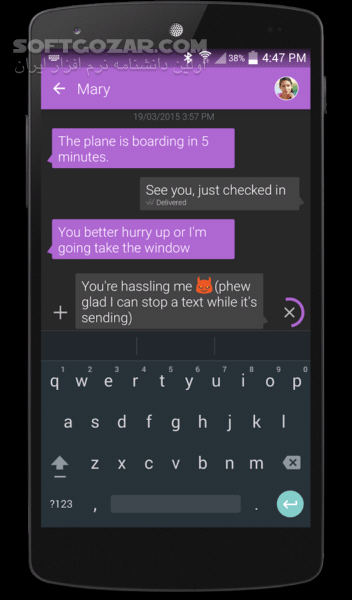 دانلود Textra SMS Full 4.82 for Android +7.0 - دانلود ارسال اس ام اس برای اندروید - سافت گذر