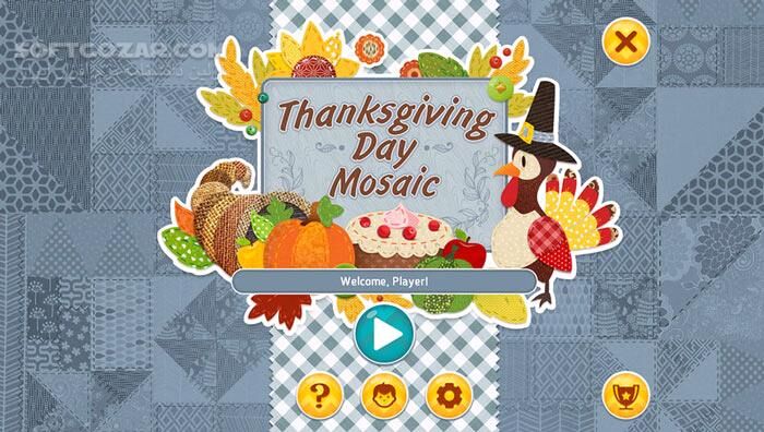 دانلود Thanksgiving Day Mosaic - دانلود بازی پازل روز شکرگزاری - سافت گذر