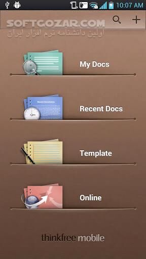 دانلود ThinkFree Mobile Pro6.5.140429 for Android +4.0 - دانلود نمایش، ویرایش فایلهای آفیس و PDF برای اندروید - سافت گذر