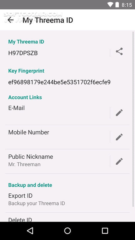 دانلود Threema 4.33 for Android +4.0 - دانلود نرم افزار امنیت اینترنت ترما برای اندروید - سافت گذر