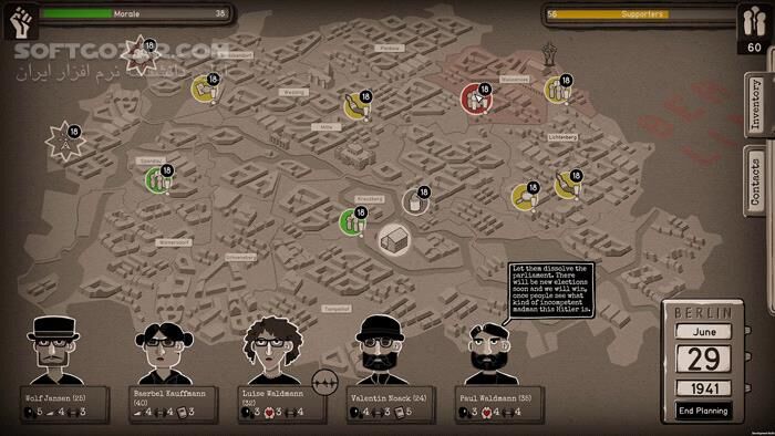 دانلود Through the Darkest of Times - دانلود بازی بهترین بازی های فکری برای کامپیوتر - سافت گذر