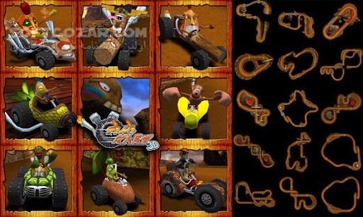 دانلود Tiki Kart 3D 7.2 for Android +2.3 - دانلود ماشین های جنگجو برای اندروید - سافت گذر