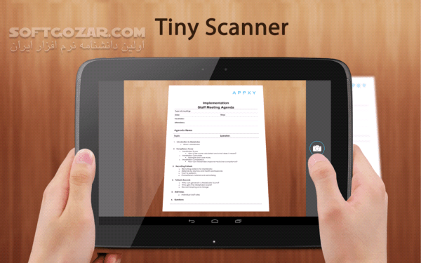 دانلود Tiny Scan Pro PDF Scanner 5.4 for Android +5.0 - دانلود اسکنر پی دی اف برای اندروید - سافت گذر