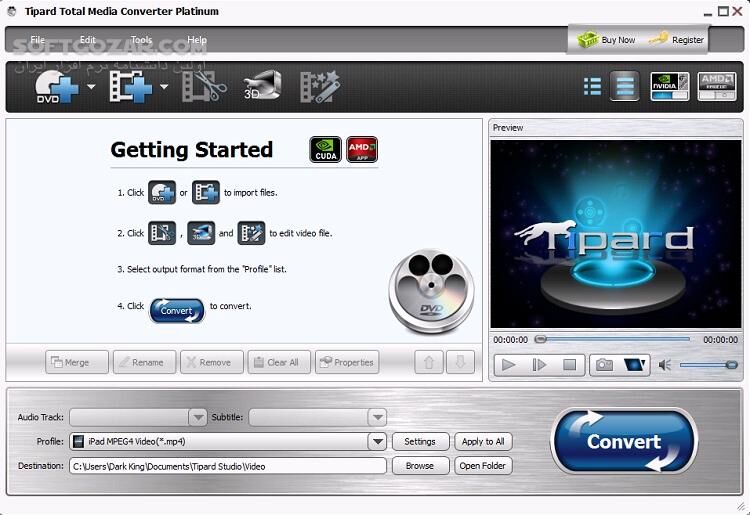 دانلود Tipard Video Converter Ultimate 10.3.92 + Portable / macOS - دانلود تبدیل فرمت ویدیو - سافت گذر