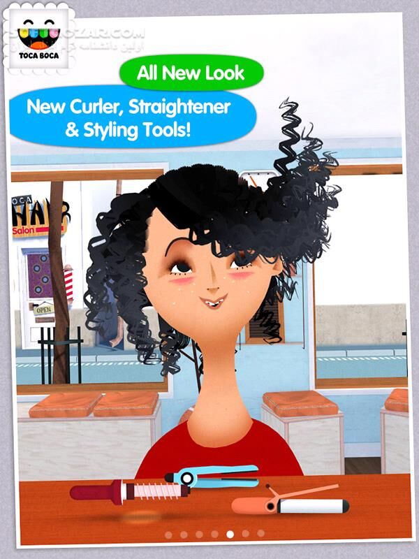 دانلود Toca Hair Salon 4.1.5 for Android +4.0.3 - دانلود آرایشگاه مو برای اندروید - سافت گذر